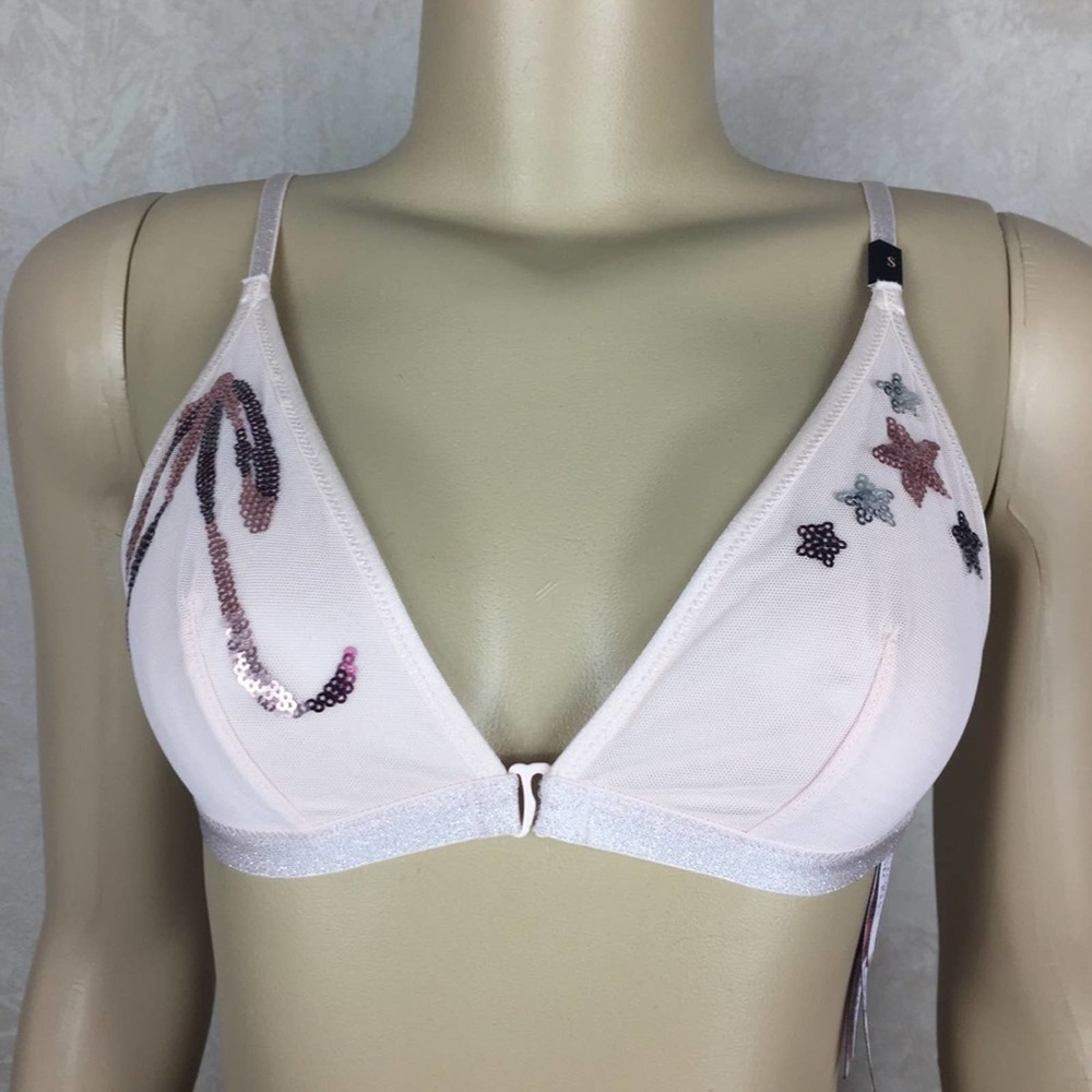 Victoria’s Secret Peach/Pink Sequin Bralette